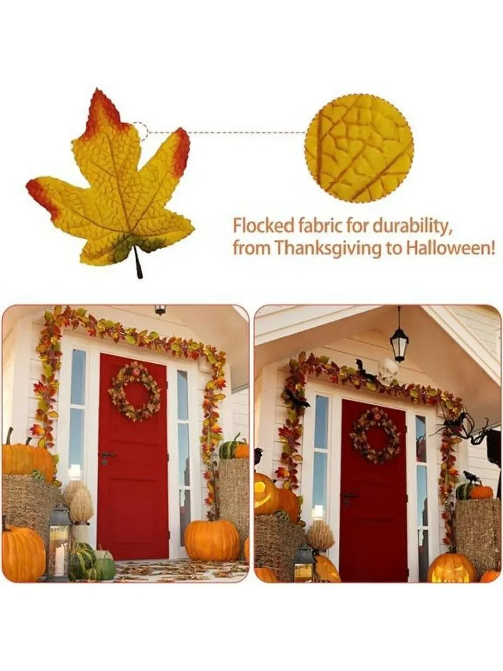 50pcs artificial maple leaves bulk fall thanksgiving halloween wedding table dec